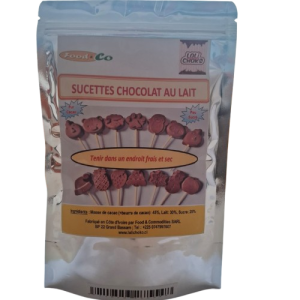Pack de 10 sucettes chocolat au lait 180g